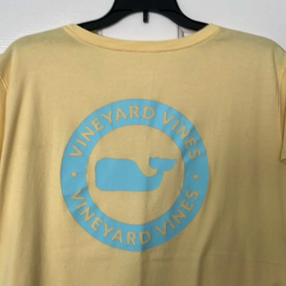 Vineyard Vines Yellow & Blue Tee - Picture 5 of 7